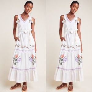 NWT Anthropologie LAIA Medium embroidered dress